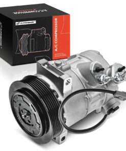 A-Premium Air Conditioner AC Compressor with Clutch Compatible with Jeep Compass Patriot 2009-2017 & Dodge Caliber 2009-2012, 1.8L 2.0L 2.4L