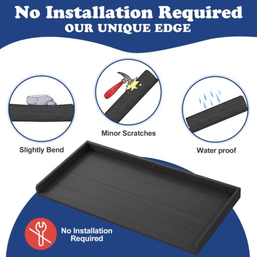 ClimbHope Washer Dryer Countertop HDPE No Installation - Washer and Dryer Topper Covers for The Top Laundry Room Organization and Storage Waterproof - Image 5