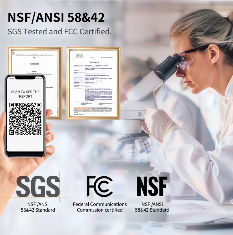 TOKIT Reverse Osmosis System, U1 SE Tankless Reverse Osmosis Water Filter, NSF/ANSI 58, Under Sink Water Filter RO System with Faucet,400 GPD 2:1 Pure to Drain,Reduces TDS - Image 8