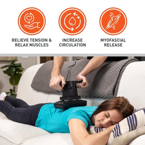 Body Sport Therapeutic Variable Speed Professional Vibrating Massager for Pain & Aching Muscle Relief – High-Powered, Effective, Chiropractic Myofascial Release Tool & Trigger Point Therapy - Image 6