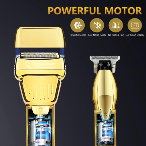 Professional Hair Clippers for Men Nose Hair Trimmer for Men Maquina para Cortar Pelo De Hombre Electric Razor Shaver Set with Bag - Image 7