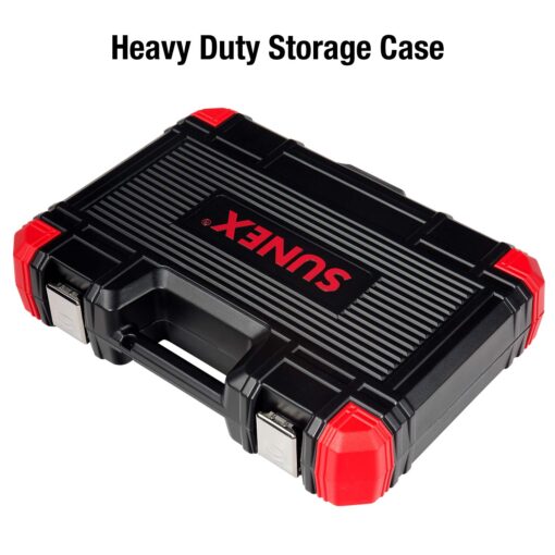 SUNEX TOOLS 2637L 20pc 1/2" Drive Impact Hex Driver Master Set 6in. ¼” to 9/32” and 6mm to 17mm, , - Image 3