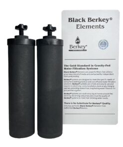 Berkey Authentic Black Berkey Elements BB9-2 Filters for Berkey Water Systems (Set of 2)