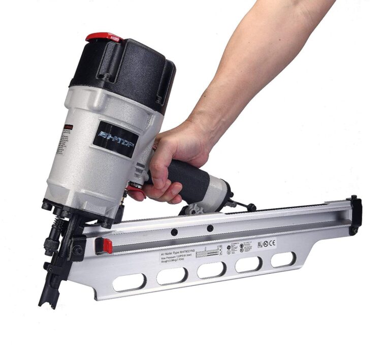 BHTOP 9021NS Framing Nailer 21 Degree 3-1/2" with Depth Adjustment Professional Air Nail Gun - Image 2
