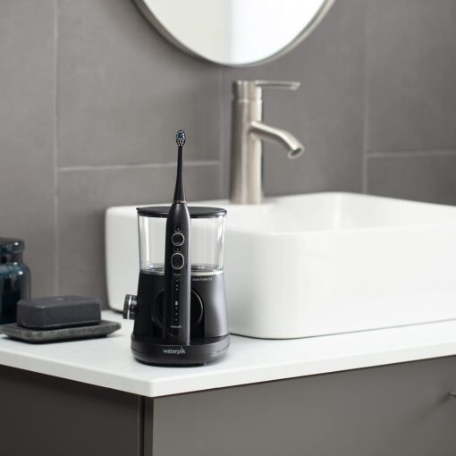 Waterpik Sonic-Fusion 2.0 Flossing Electric Toothbrush, Black - Image 2