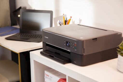 Canon PIXMA TS6420a All-in-One Wireless Inkjet Printer [Print,Copy,Scan], Black, Works with Alexa - Image 3