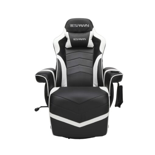 RESPAWN 900 Racing Style Gaming Recliner, Reclining Gaming Chair, in White RSP 900 WHT - Image 8
