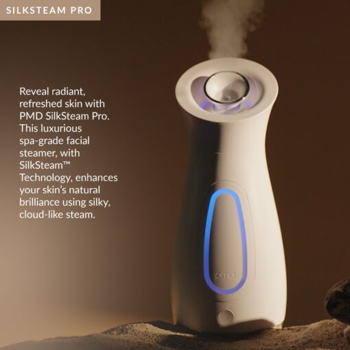 PMD Beauty SilkSteam Pro Facial Steamers Home Facial Spa - Rapid Start-Up Face Steamer for Facial - Adjustable Nozzle with Oil Filters with Radiant Serum - Image 10