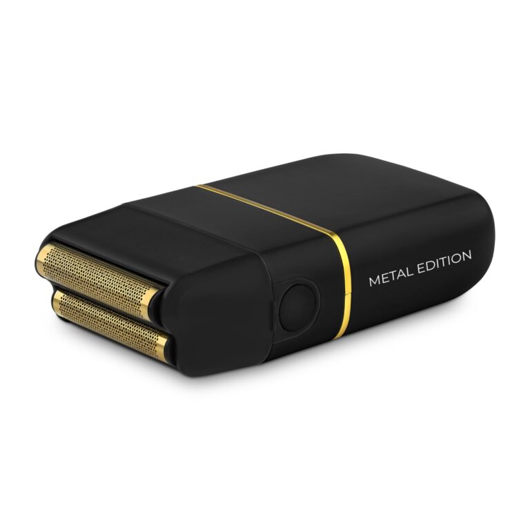StyleCraft Instinct Metal Cordless Double Foil Shaver with IN2 Vector Motor Intuitive Torque Control, USB-C Rechargeable (Black) - Image 4