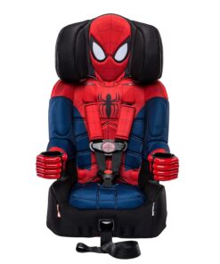 KidsEmbrace Marvel Spider-Man 2-in-1 Forward-Facing Booster Car Seat LATCH | 5-Point Harness Booster 22-65lbs converts to Belt-Positioning Booster 40-100lbs | Adjustable