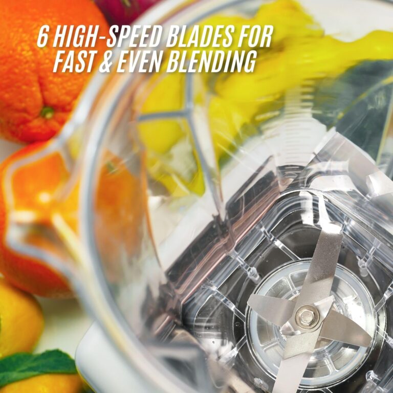 Countertop Commericial Blender, 1700W Motor, 61oz, Self-Cleaning, Noise Reduction, High-Speed, Quiet Performance Blender for Smoothies, Soups, Shakes, and Commercial Use - Image 2