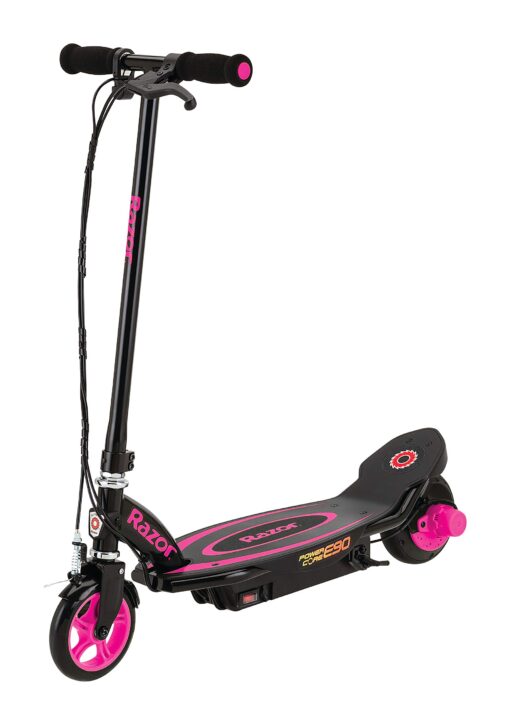 Razor Power Core E90 Electric Scooter Bundle - Green and Pink - Image 4