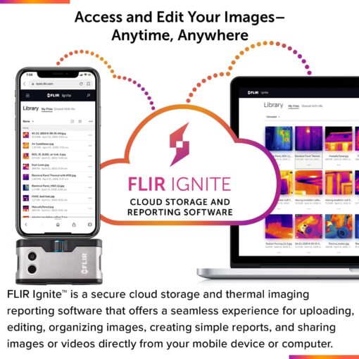 FLIR ONE Gen 3 - Thermal Imaging Camera for iOS Smartphones (iPhone w/USB-C Only, iPhone 15 and Newer) - Image 2