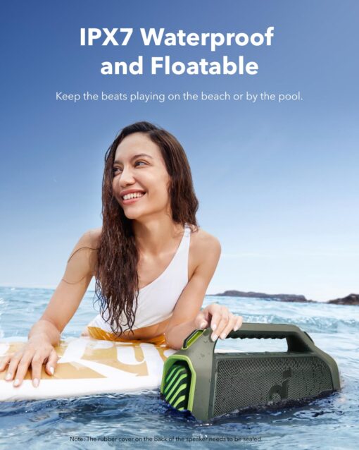 soundcore Boom 2 Plus By Anker, Outdoor Speaker, 140W, 2+2 Channel, BassUp 2.0, 20H Playtime, Fast Charge, IPX7 Waterproof, RGB Lights, Power Bank, Bluetooth 5.3, Portable for Outdoors, Camping, Beach - Image 3