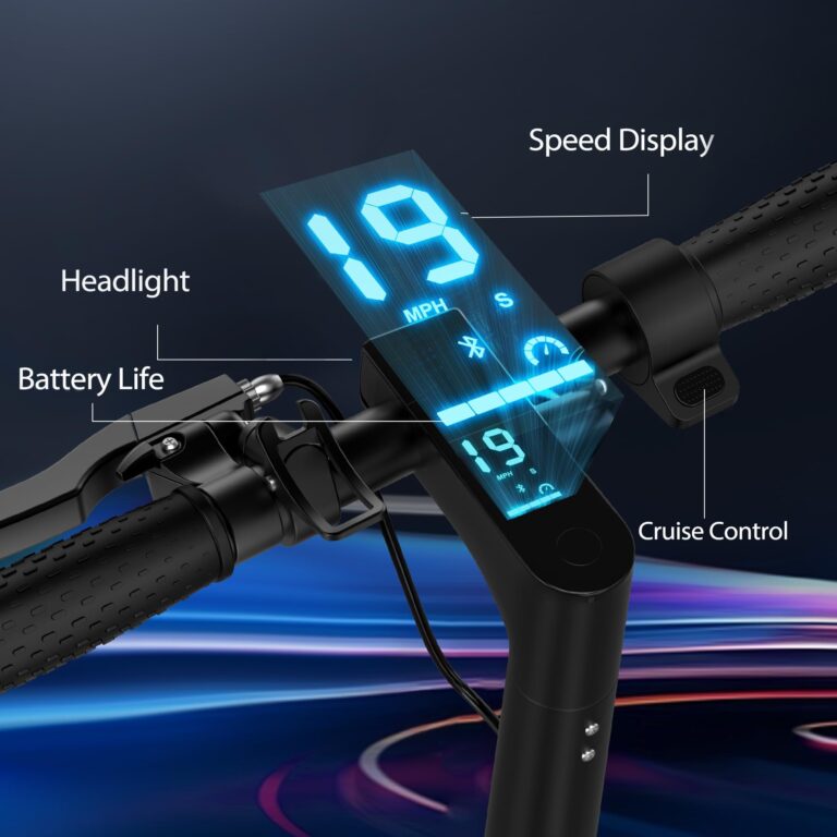 Electric Scooter, 8.5" /10“Tire, 16/19/22Mph Top Speed, 12/22/28 Miles Long Range, Folding Escooter for Adults and Teens with Dual Braking,Dual Suspension, App - Image 4