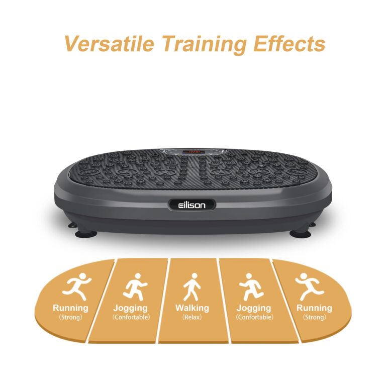 EILISON FitMax 3D XL Vibration Plate Exercise Machine - Whole Body Workout Vibration Fitness Platform w/Loop Bands-Home Workout for Lymphatic Drainage Machine for Weight Loss,Shaping,Wellness,Recovery - Image 3