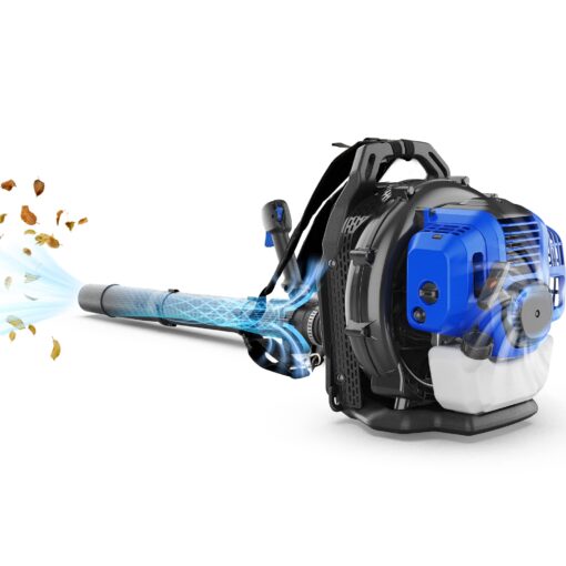 WILD BADGER POWER Leaf Blower Backpack, 53cc Gas Powered Strong Air Flow 559CFM 174MPH, Light Weight 19.6lbs, Ideal for Leaf, Sand, Gravel, Snow, Yard and Driveway