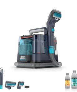 Shark Carpet Cleaner Machine, Portable Upholstery StainStriker, Spot, Stain, & Odor Eliminator, 2 Carpet Cleaner Solutions, 3 Tools, Perfect for Pet Hair, For Carpets & Area Rugs, Purple, PX225BRN
