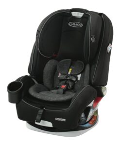 Graco Grows4Me 4-in-1 Car Seat, Convertible Infant to Toddler Car Seat and Booster, West Point Design, for 10 Years of Safe, Comfortable Journeys