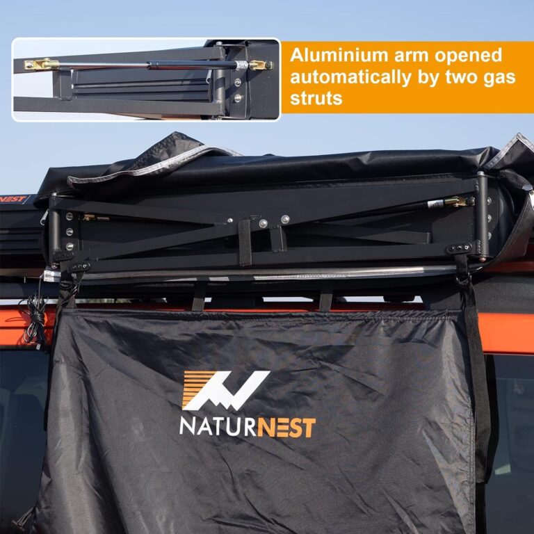 Naturnest Shower Tent Shower Awning for Overland Universal Vehicle, Changing Privacy Room, Camping Shower, Easy to Install for Camping Trips - Image 4