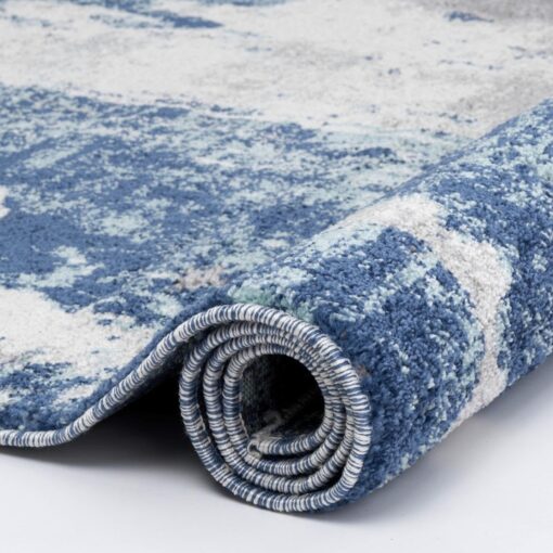 LUXE WEAVERS Euston Collection D.Blue-L.Blue 8x10 Modern Abstract Area Rug - Image 7