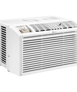 LG 5,000 BTU Window Air Conditioner, 115V, AC Window Unit Cools 150 Sq.Ft. (10' x 15' Room Size), Perfect for Bedrooms, Quiet AC with 2 Cooling & Fan Speeds, 2-Way Air Deflection, and Washable Filter
