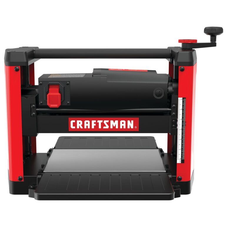 CRAFTSMAN Planer, 15 Amp, For Benchtops, Two Knife Solid Steel Cutter Head (CMEW320) - Image 4