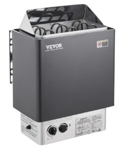 VEVOR Sauna Heater,220V Electric Sauna Stove, Steam Bath Sauna Heater 3h Timer and Adjustable Temp for Max. 176-318 Cubic Feet, (4.5KW) FCC Certification