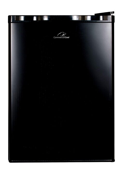 Commercial Cool CCR26B Compact Single Door Refrigerator and Freezer, 2.6 Cu. Ft. Mini Fridge, Black - Image 5