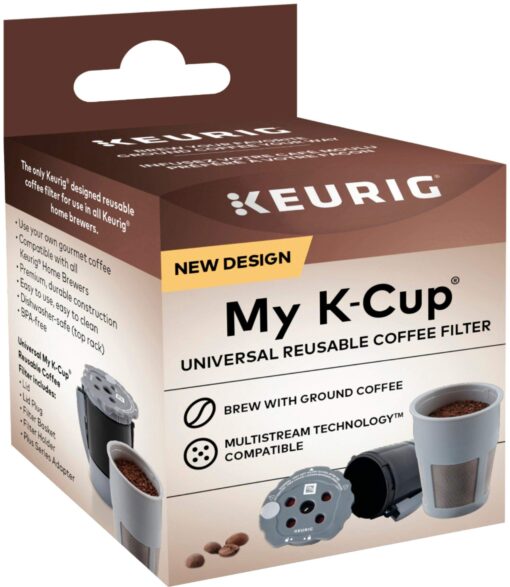 Keurig K-Supreme Plus Coffee Maker, Single Serve K-Cup Pod Coffee Brewer, With MultiStream Technology & My K-Cup Universal Reusable Filter MultiStream Technology - Gray - Image 4