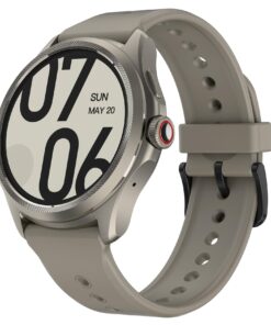 Ticwatch Pro 5 Android Smartwatch for Men Snapdragon W5+ Gen 1 Wear OS Smart Watch 80 Hrs Long Battery Life Health Fitness Tracking 5ATM Water Resistance Compass Android Only Compatible, Sandstone
