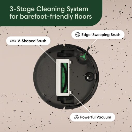 iRobot Roomba Vacuum 2 Essential Robot with AutoEmpty Dock, 3 Suction Levels, Latest Floor Tracking Sensors, and Compact Design (Black) - Image 8
