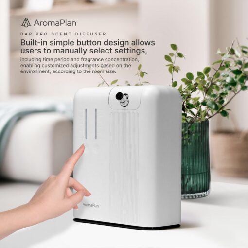 AromaPlan 2025 Waterless HVAC Scent Diffuser Whole House & Commercial Diffuser, 2 Fragrances Included-Smart, Cold-Air Waterless Scent Air- App Control, Bluetooth, AC, 2000 Sq. Ft Coverage,White - Image 6
