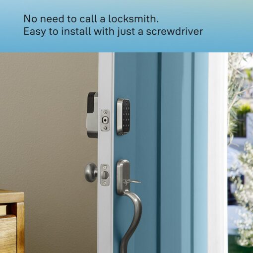 Yale Security Lock 2 Deadbolt, Black Smart Keyless Entry Door Lock with Wi-Fi Connected Touch Keypad and Smart Lock, YRD430-WF1-BSP - Image 3