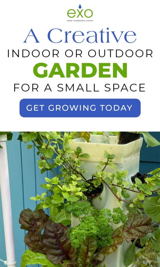 EXO Garden Hydroponic Growing System Vertical Tower - Vegetable Plant Tower Gift for Gardening Lover - Automate Aeroponics Mini Indoor Outdoor Home Grow Herb - Image 4