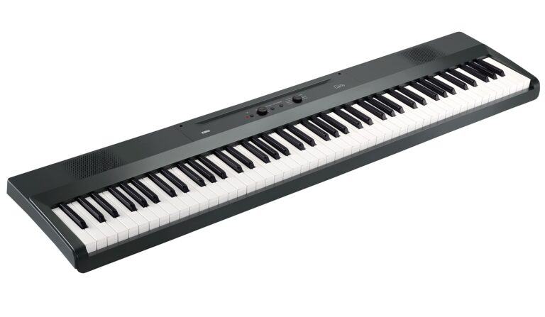 Korg Liano Portable 88-key Digital Piano w/ Semi-Weighted Keys, Bass Reflex Speakers and includes a Sustain Pedal & Power Adapter - Gray