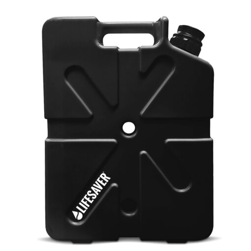 Lifesaver Jerrycan Water Purifier - Military Spec, Heavy Duty Water Purifier for Overlanding, Camping, Hiking, Emergency Preparedness and Survival Kit (Black)
