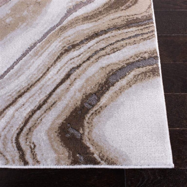 SAFAVIEH Craft Collection Area Rug - 9' x 12', Gold & Grey, Modern Abstract Design, Non-Shedding & Easy Care, Ideal for High Traffic Areas in Living Room, Bedroom (CFT819D) - Image 6