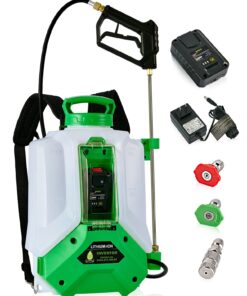 ALIENTABI Backpack Sprayer 4 Gallon, 2.6Ah- Lithium Battery Powered for Weeding, Spraying, Cleaning