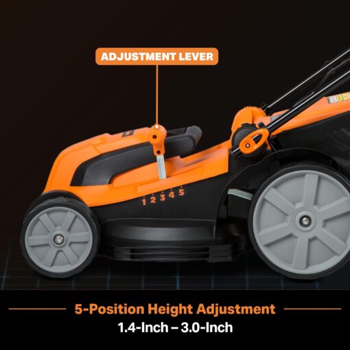 LawnMaster MEB1216K Electric Lawn Mower 16-Inch 12AMP - Image 5