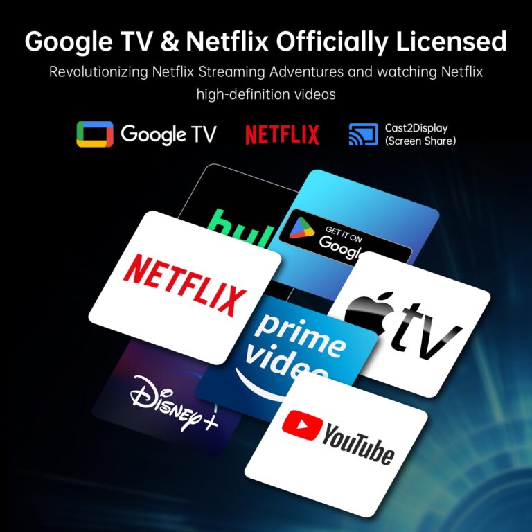 KTC 32 Inch 4K Smart Monitor with Google TV System 3840 * 2160P Netflix Licensed Type C 65W PD Speakers 5W*2 Dolby Audio Hey Google Voice Remote HDR WiFi Bluetooth VESA Tiltable 32 in Smart TV - Image 7
