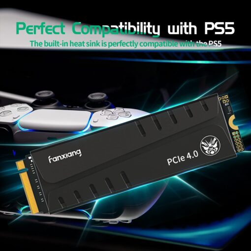 fanxiang S770 4TB NVMe M.2 SSD for PS5 - with Heatsink and DRAM, Up to 7300MB/s, PCIe 4.0, Suitable for Playstation 5 Memory Expansion, Game Enthusiasts, IT Professionals - Image 8