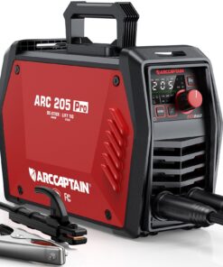 ARCCAPTAIN iControl ARC205 Pro Stick Welder, [APP Control] 205Amp ARC/Lift TIG Welding Machine, Large LED Display, IGBT Inverter 110V/220V MMA Welder with Hot Start, Arc force, and Anti-Stick