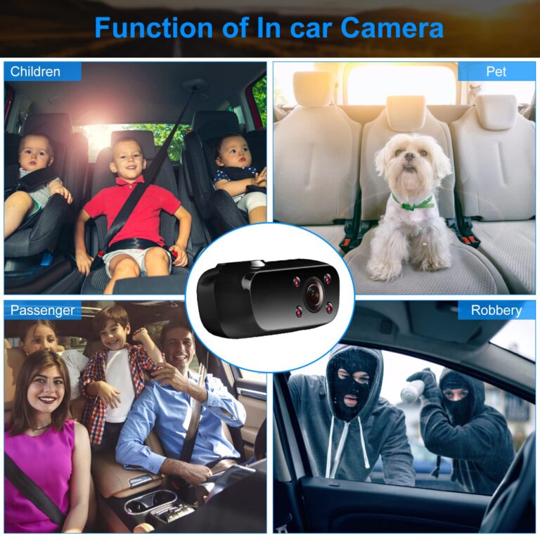 PRUVEEO 2K Mirror Dash Cam 3 Channel,Rear View Mirror Camera,Dash cam Front and Rear Inside,12'' Full Touch Screen, IR Night Vision,GPS,Parking Assistance,Free 64GB Card - Image 7