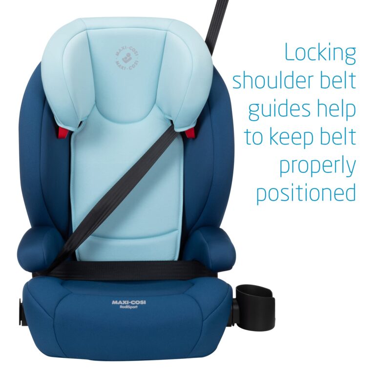 Maxi-Cosi High Back Booster Seats for Cars 40-100 lbs, Rodi Sport, Essential Blue - Image 16