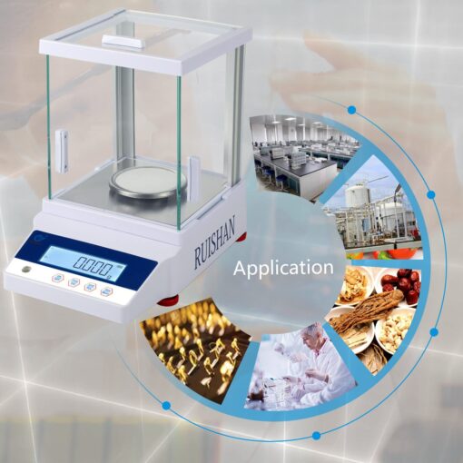RUISHAN 300g x 1mg Lab Analytical Balance Scale | 0.001g High Accuracy Electronic Scientific Scale Jewelry Gold Scale .001 Digital Gram Weighs Scale Centigram Scale, Calibrated Scale, Chemistry Scale - Image 4