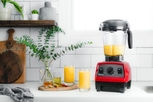 Vitamix Explorian Blender, Professional-Grade, 64 oz. Low-Profile Container, Red (Renewed Premium) - Image 2
