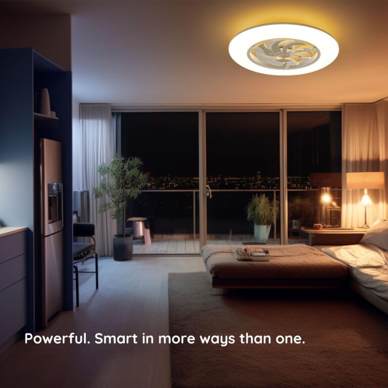 Orison Ceiling Fans with Lights- Low Profile Ceiling Fan with Light 22.4“ LED Dimmable Ceiling Fans with Remote Control,Smart 3 Light Color and 6 speeds 7 Blades - Image 9