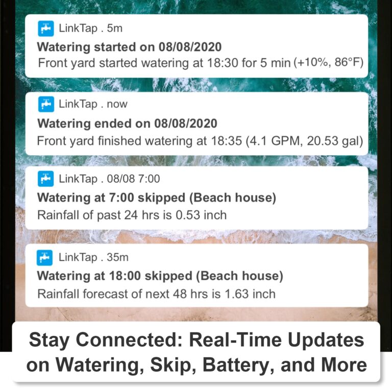 LinkTap D1 Smart Hose Timer & Gateway, 2 Zone Irrigation by Duration/Weather/Volume, Intelligent Fault Detection & Alerts, Wider Range Than WiFi Water Timer, Scalable Mesh Network via Extender - Image 3