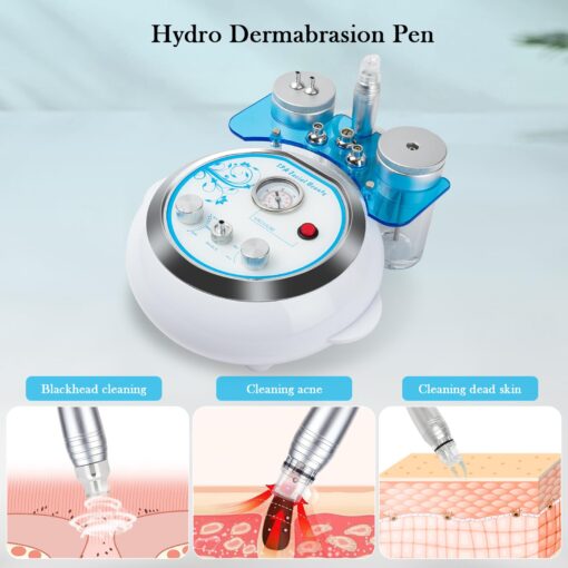Water Oxygen Jet Beauty Machine Multifunctional Vacuum Machine Deep Clean Hydro Dermabrasion Facial Machine Home SPA Micro Bubble Cleansing Skin Care - Image 5